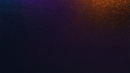 Modern Abstract Gradient Background with Grainy Texture - Dark Purple, Orange, and Blue for Banners