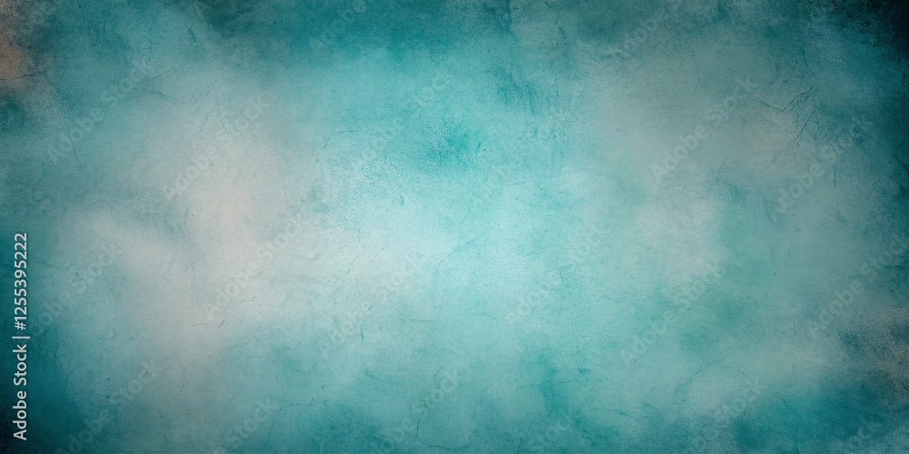 Aufkleber aqua dreamscape: textured cloudy background. a soothing abstract image with a textured aqua backgrou