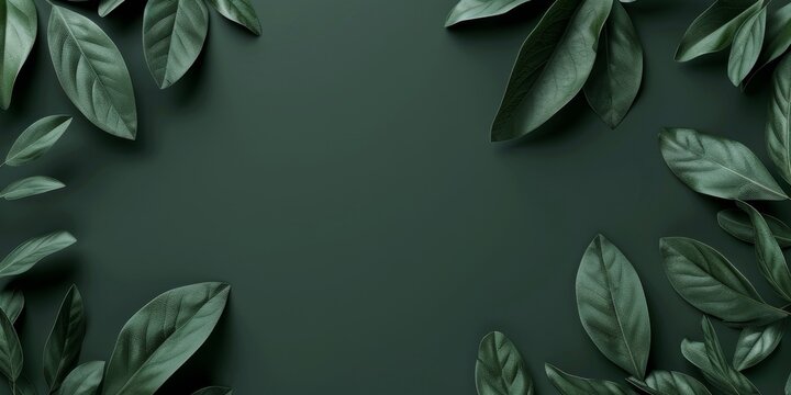 A sophisticated minimalist design on a deep forest green background, Minimalist typography and clean lines, Modern minimalist style