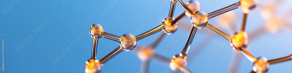 Poster Futuristic Network Visualization Transparent Molecular Connections on Glass Framework - Cutting-Edge Tech Design for Corporate Innovation and Digital Strategy Enhancement