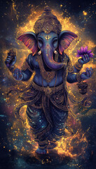 Obraz premium beautiful statue of lord ganesha