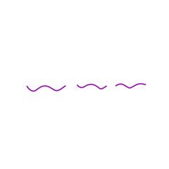 purple wave line