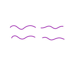 purple wave line