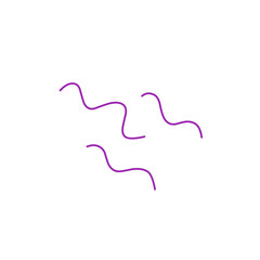 purple wave line