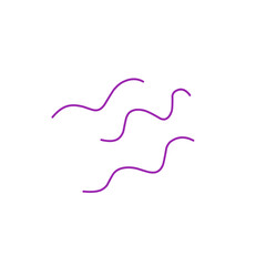 purple wave line