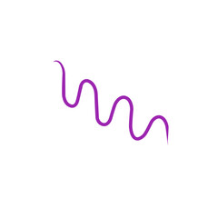 purple wave line