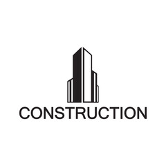 Construction Logo Vector Design Icon Graphic