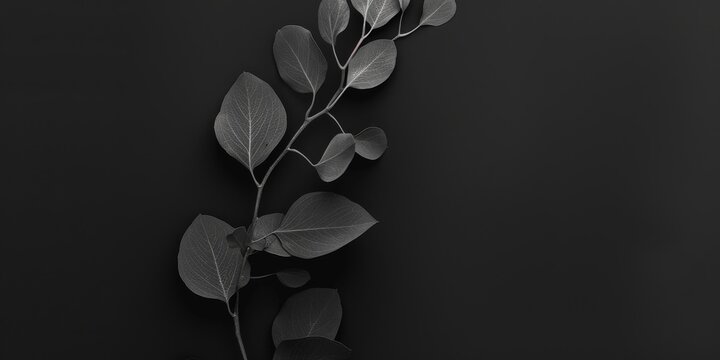 A sophisticated minimalist layout with a deep black background, Clean edges and high contrast, Luxe minimalist style