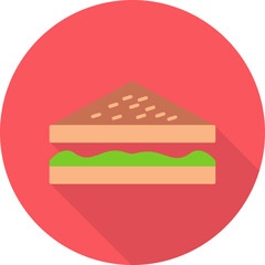 Unique Sandwich Vector Icon