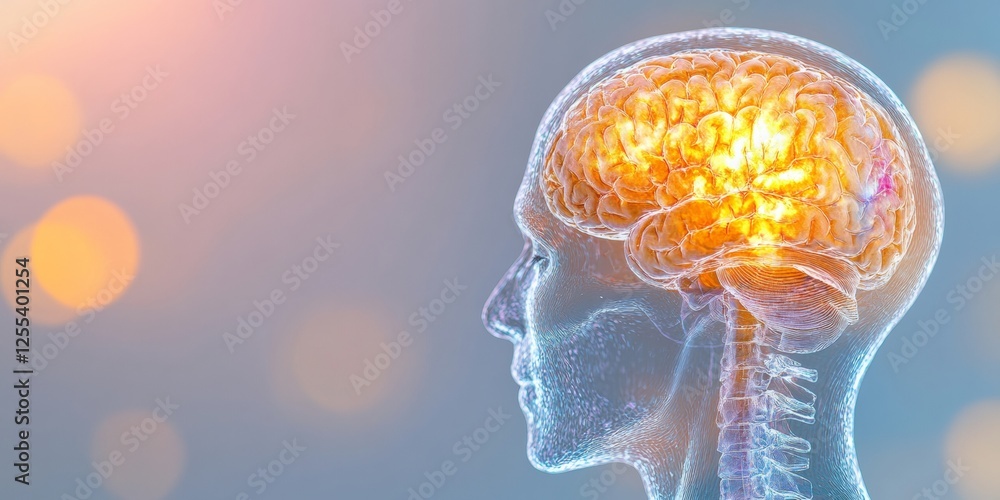 Poster Immersive Neuroimaging Interface Medical Professional Analyzing Brain Scans with Precision Tools in Digital Workstation - Transformative Tech in Neurological Diagnostics
