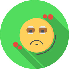 Tired Vector Icon