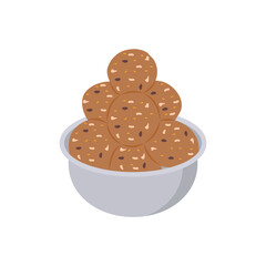 Methi Laddu, Diwali, Hindu, Indian Symbol Illustration