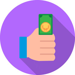 Unique Cash Vector Icon