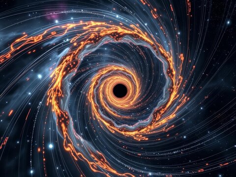 Cosmic Strings form vortices, creating black holes and wormholes