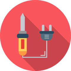 Soldering Iron Vector Icon