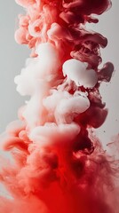 Fototapeta premium abstract red color pastel vertical background