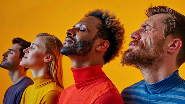 world of emotions: open faces and real experiences