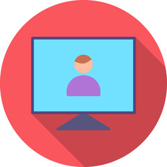 Male Visitor Vector Icon