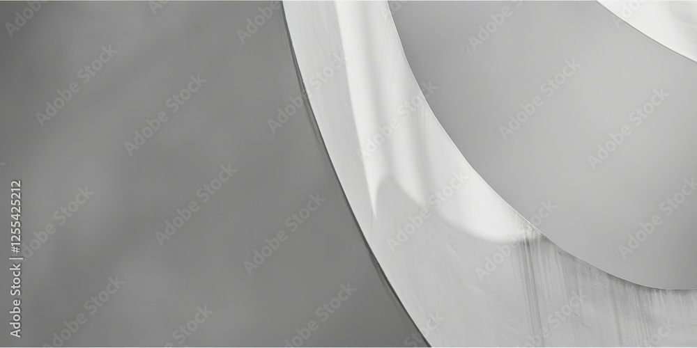 Poster An abstract minimalist design featuring a soft gray backdrop, Abstract forms and minimalist abstraction, Abstract minimalist style