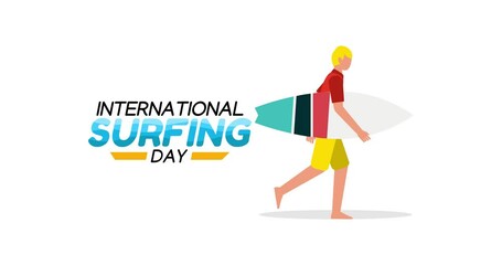 international surfing day motion video, ideal for international surfing day celebration