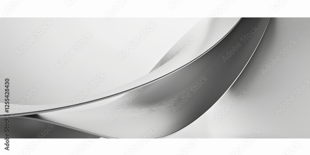 Poster an abstract minimalist design on a clean white backdrop, digital minimalist art in monochrome, moder