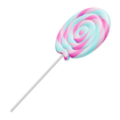 Colorful Swirl Lollipop – Sweet Spiral Candy on a Stick
