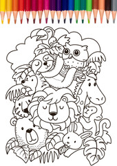 coloring book for kids