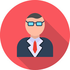 Casino Manager Vector Icon