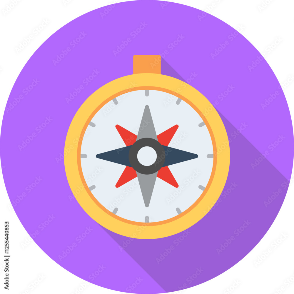 Canvas Prints compass vector icon