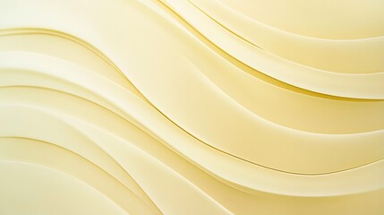 Abstract Pale Yellow Wave Design Background