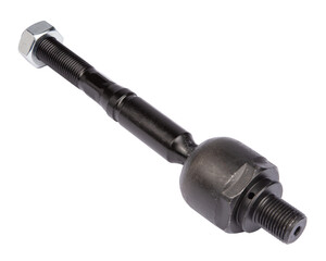 New auto parts, tie rod on a white background. Car Suspension Repair