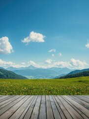 Breathtaking scenic view of lush green landscape mountain range nature photography summer panoramic tranquility