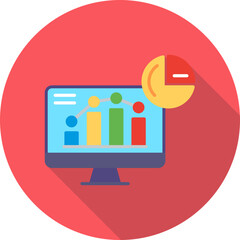 Monitoring Vector Icon
