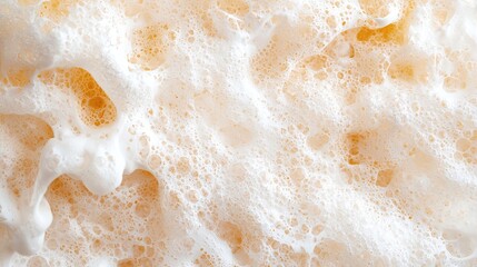Obraz premium Creamy beer head foam texture closeup