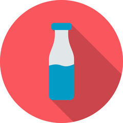 Milk Bottle Vector Icon