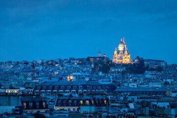Butte Montmartre and Sacré-Cœur Basilica (Montmartre Hill and The Basilica of the Sacred Heart)...