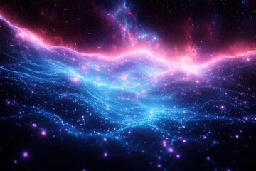 Fototapeta premium Abstract Colorful Space Nebula