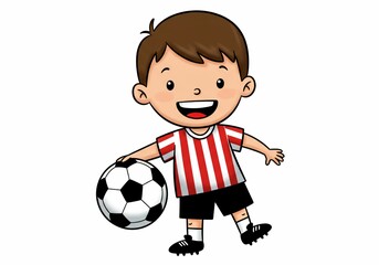 boy with soccer ball