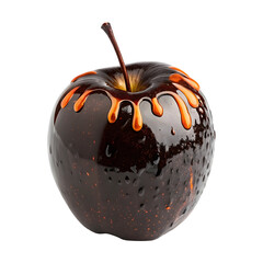 Rare hot Lava Apple in transparent background