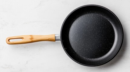 Empty frying pan, kitchen countertop, cooking, food prep