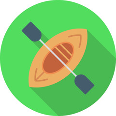 Kayak Vector Icon