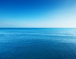 sea view at vacation summer day sea surface close up shot blue sky with clear horizon nobody beautiful summer background for resort vacation concept