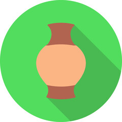 Antique Jar Vector Icon