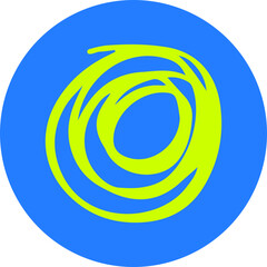 Fluorescent Neon Icons: Abstract and Modern Symbols, Handmade icon buttons