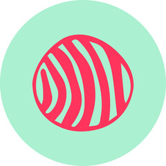 Fluorescent Neon Icons: Abstract and Modern Symbols, Handmade icon buttons