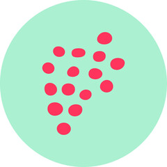 Fluorescent Neon Icons: Abstract and Modern Symbols, Handmade icon buttons