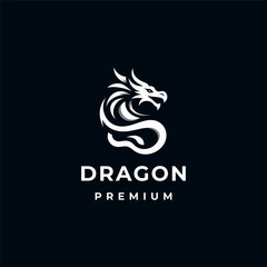 A powerful logo featuring a dragon, symbolizing strength, courage, and mystical energy.