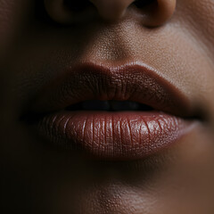 Fototapeta premium close up lips of a woman