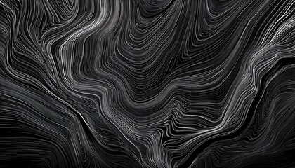 abstract black and white fluid lines, artistic swirling curves with graphic elegance for modern design projects