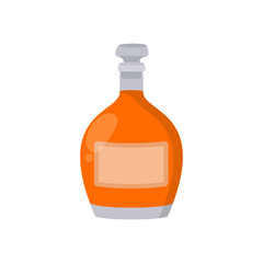 Brandy, Cocktails Vector illustration, Isolated
